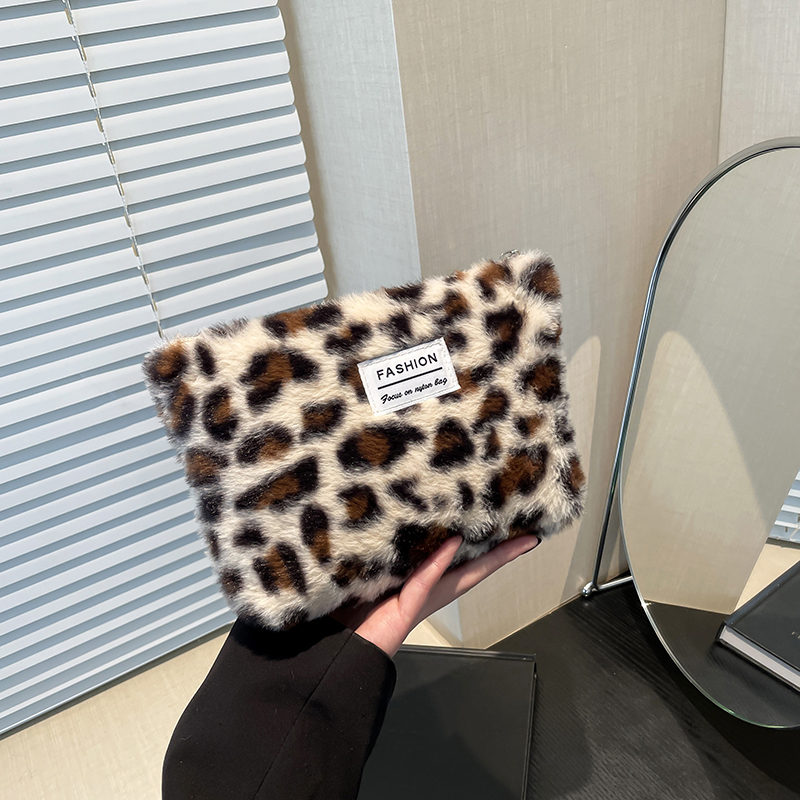 Beauty Makeup Women - Borsa per il trucco in peluche