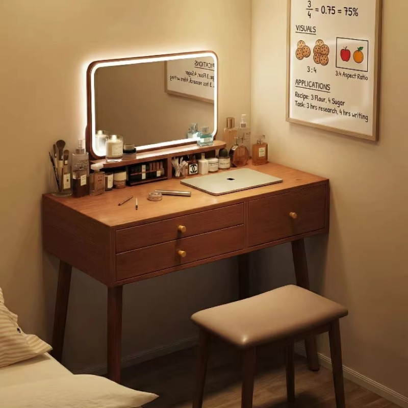 Beauty Without Makeup - Toeletta Vintage Mid-Century per Trucco e