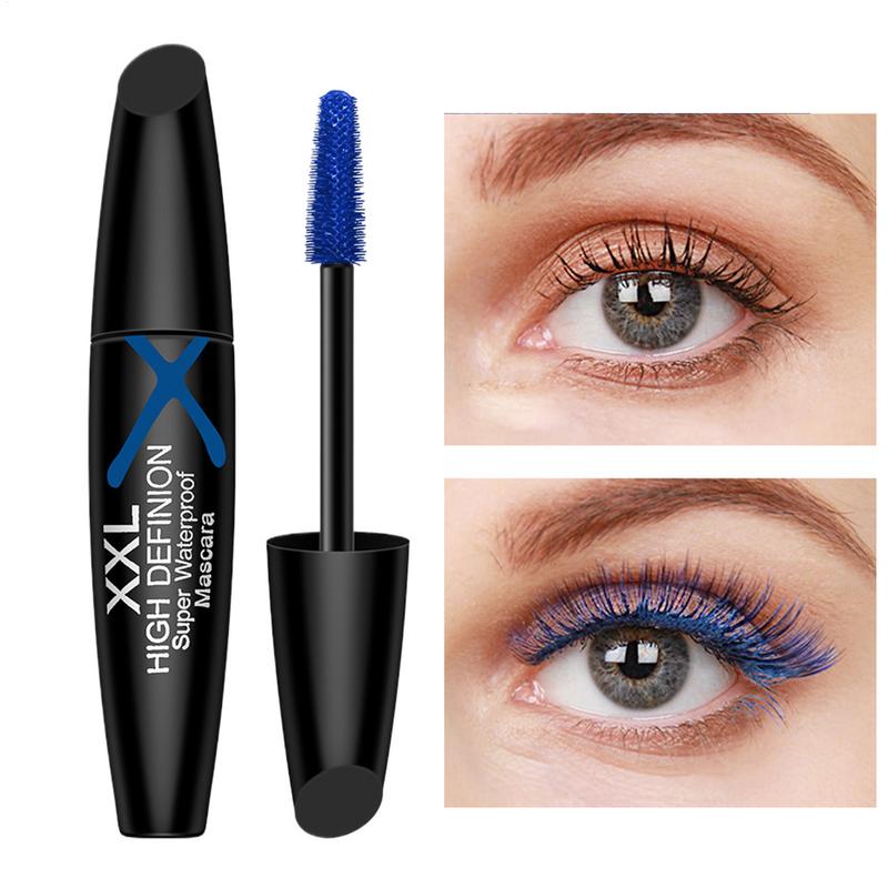 Waterproof Mascara Wand - Mascara blu per ciglia Mascara volumizzante