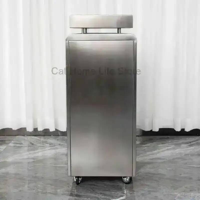 Beauty Without Makeup - Carrello Ausiliario Rosa per Attrezzature da